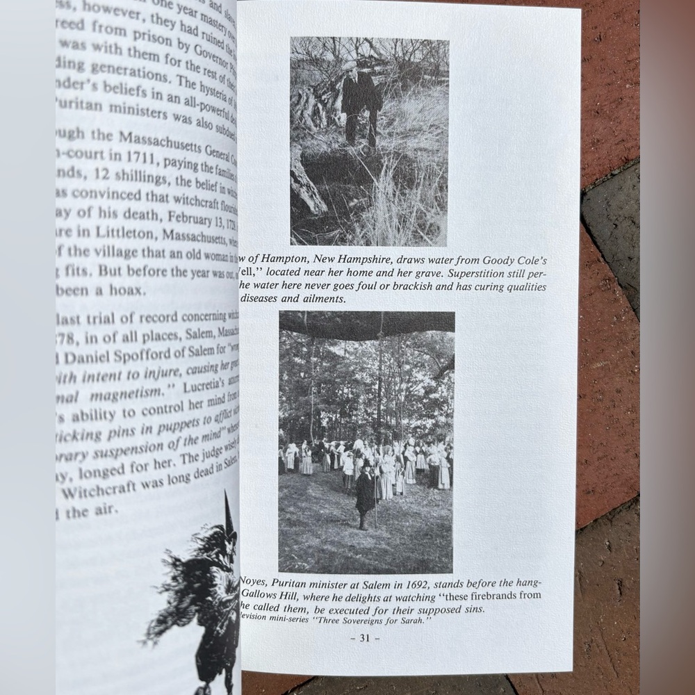 1990 Olde New England's Strange Superstitions Witches Black Magic Salem MA Devil - Picture 5 of 10